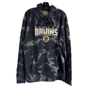 NWT Men’s Calhoun NHL Boston Bruins Hockey Gray Tie Dye Hoodie Size L